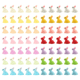 YOSINXU luminous bunny set for garden landscapes and terrariums