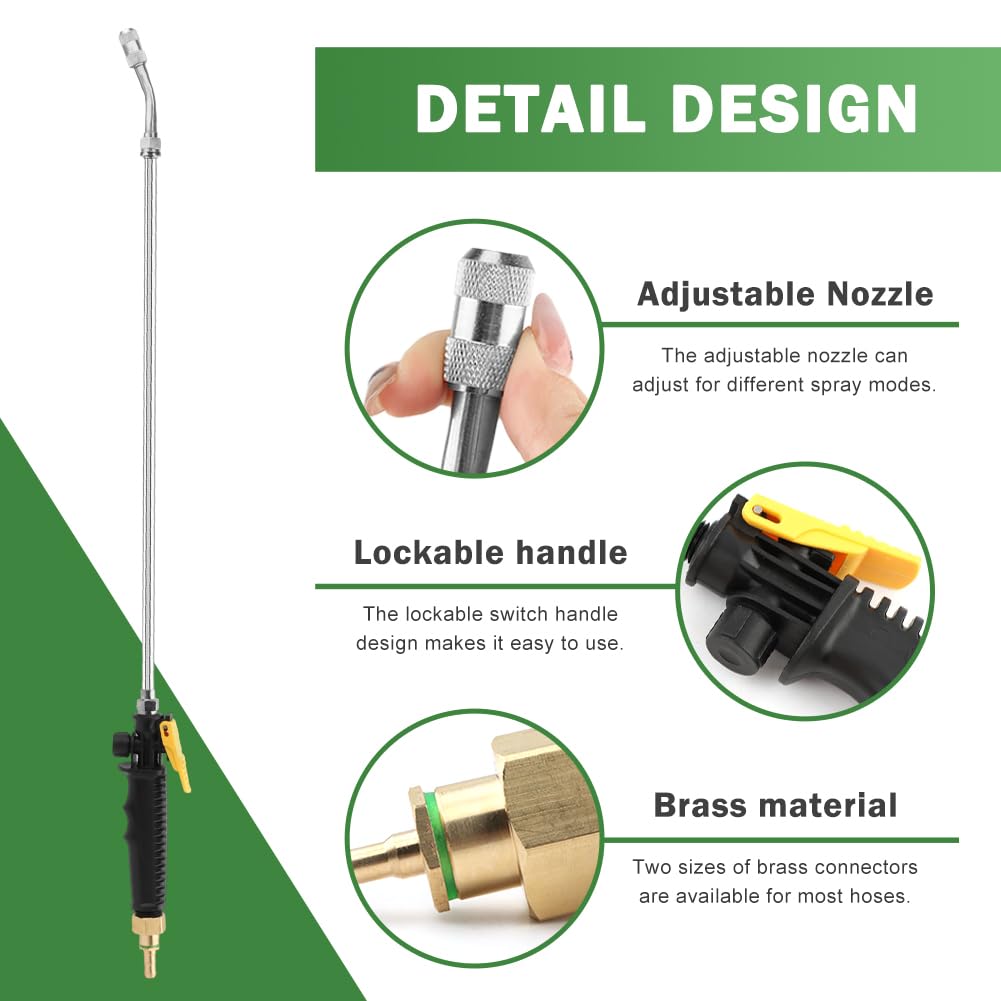 YOSINXU lockable switch handle reduces fatigue during use.
