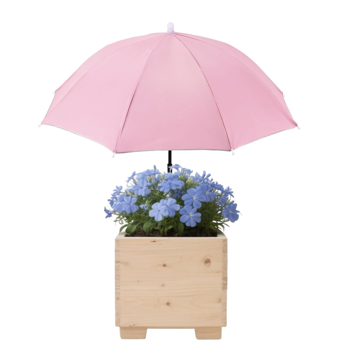 YOSN plant umbrella offers wide sun shade for delicate flowers and foliage protection.