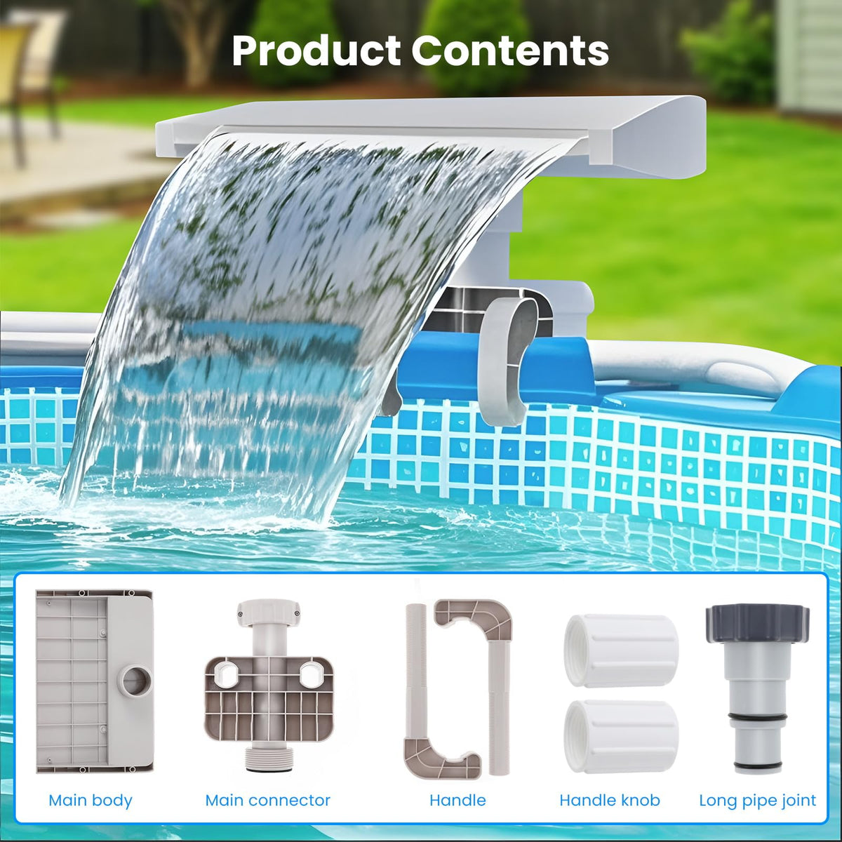 YOSN hose-connection allows quick setup using standard hoses.
