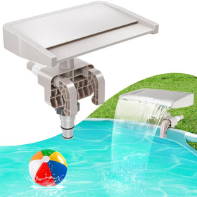 YOSN pool fountain main body with smooth water arc for relaxing pool ambience.
