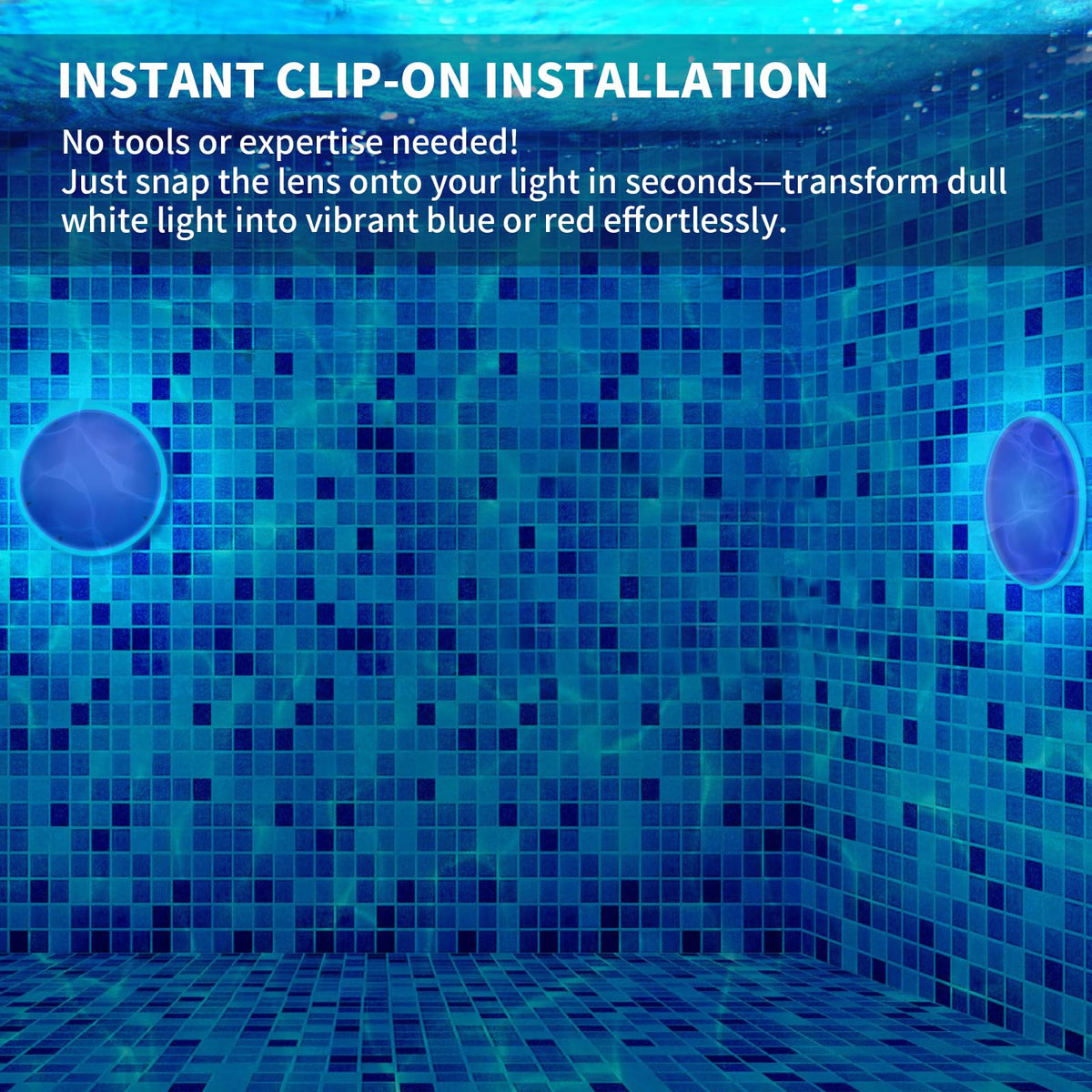 YOSUPV durable lens material for long-lasting underwater use