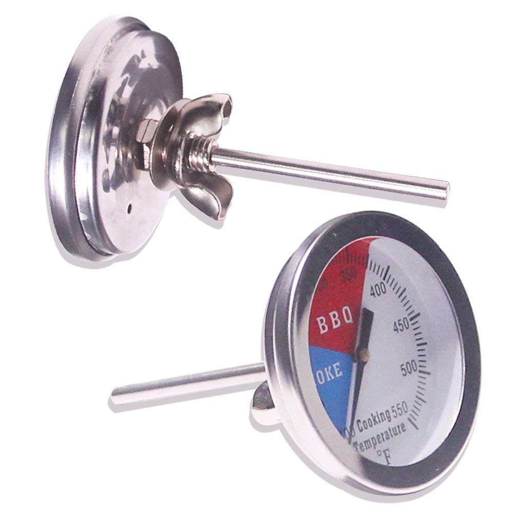 YOTOM mount-thread-wing-nut thermometer for quick, secure installation.