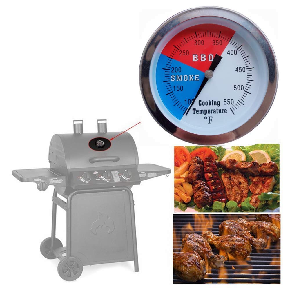 YOTOM waterproof dial surface prevents fogging during humid barbecues.