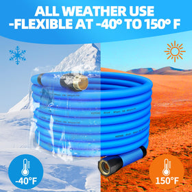 5/8 inch inner diameter of YOTOO hose highlighted for steady water flow.