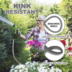 YOTOO flexible hose in cold and warm weather shows broad temperature range.