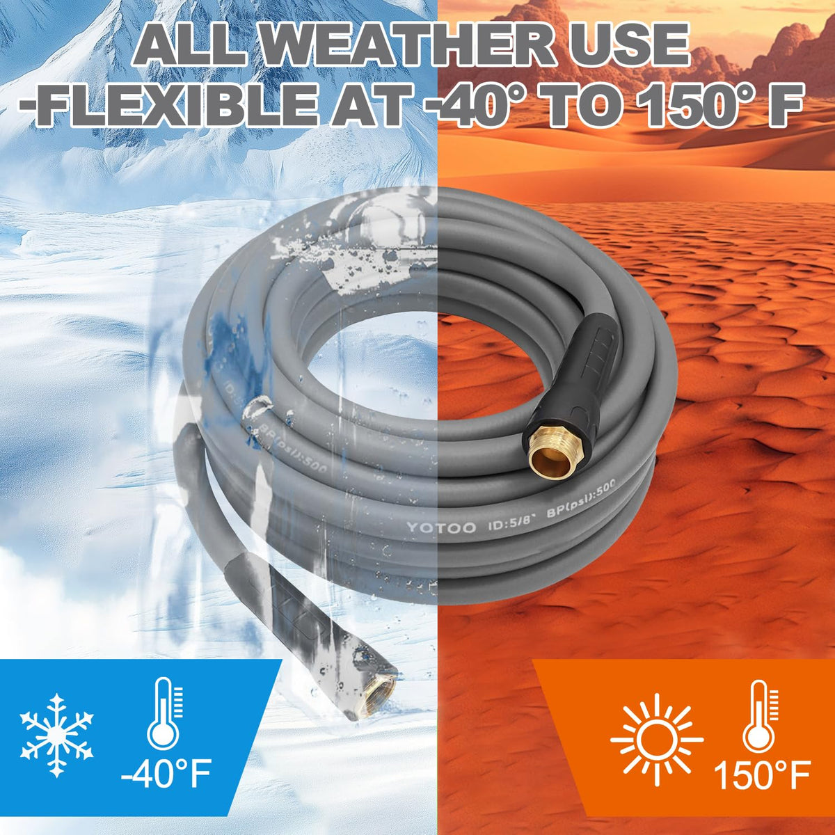 YOTOO no-kink extension shot demonstrates smooth uncoil and kink-free operation.