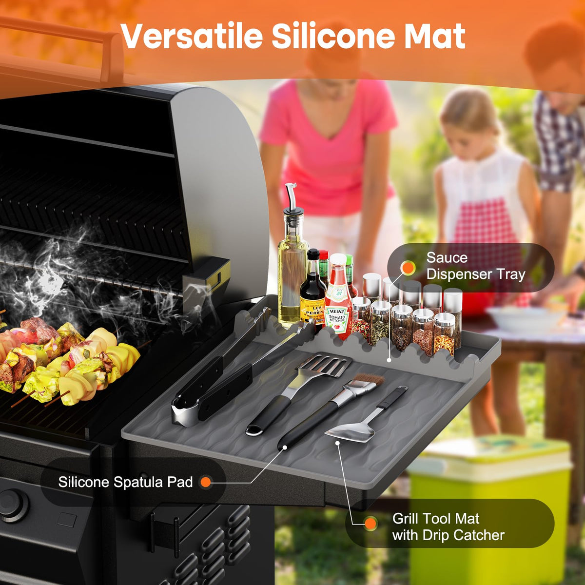 YOUCHENGZHIFAN anti-scratch surface protection for counters during grilling.