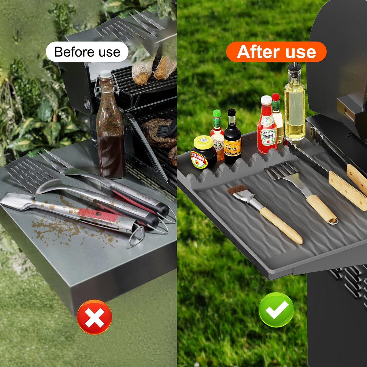 YOUCHENGZHIFAN compatible with Blackstone griddles for organized cooking outdoors.