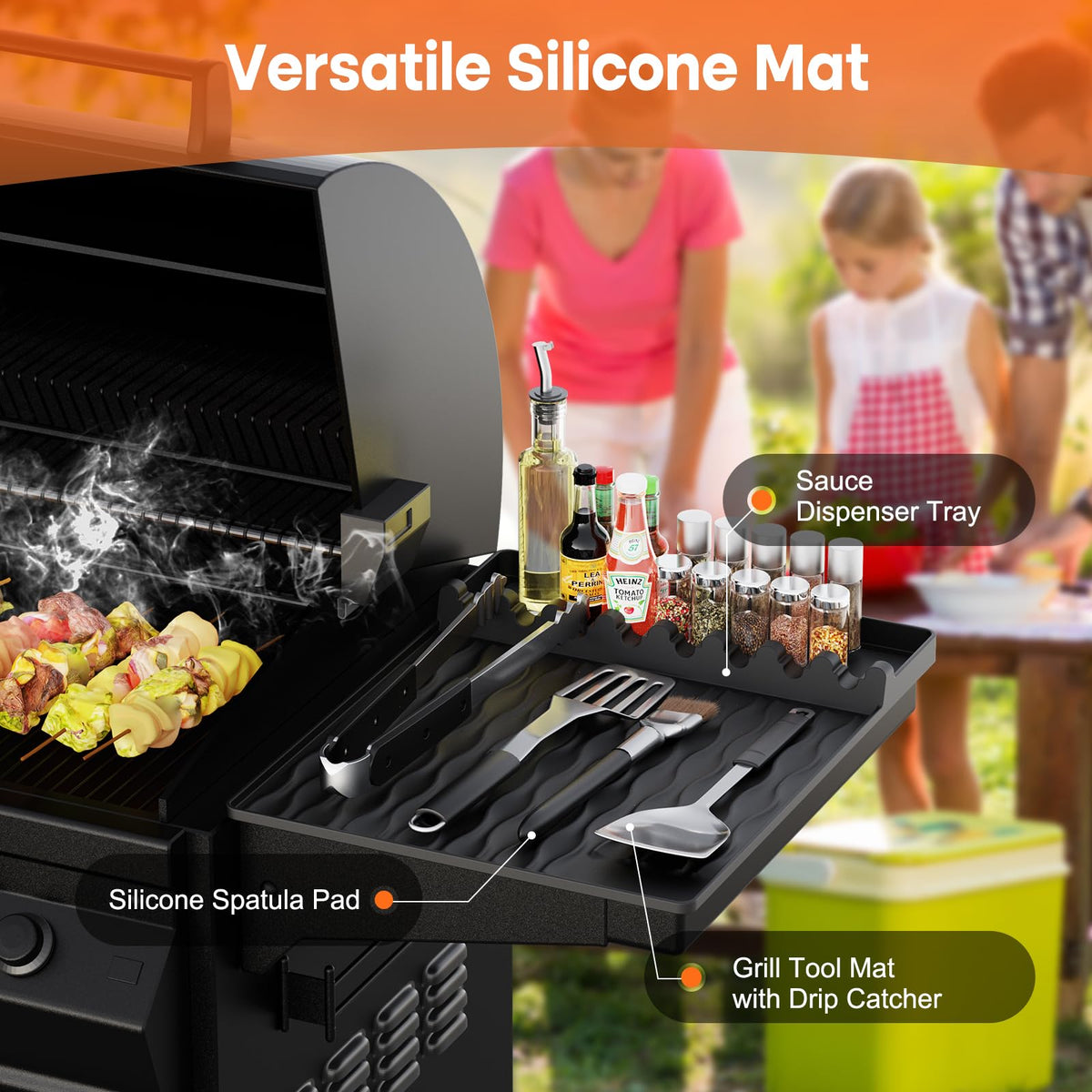 YOUCHENGZHIFAN rollable silicone mat stores easily.