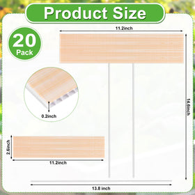 Youdaju jumbo plant label 11x2.6 inches for clear labeling on plants.