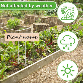 Youdaju set includes twenty jumbo labels and two markers for larger gardens.