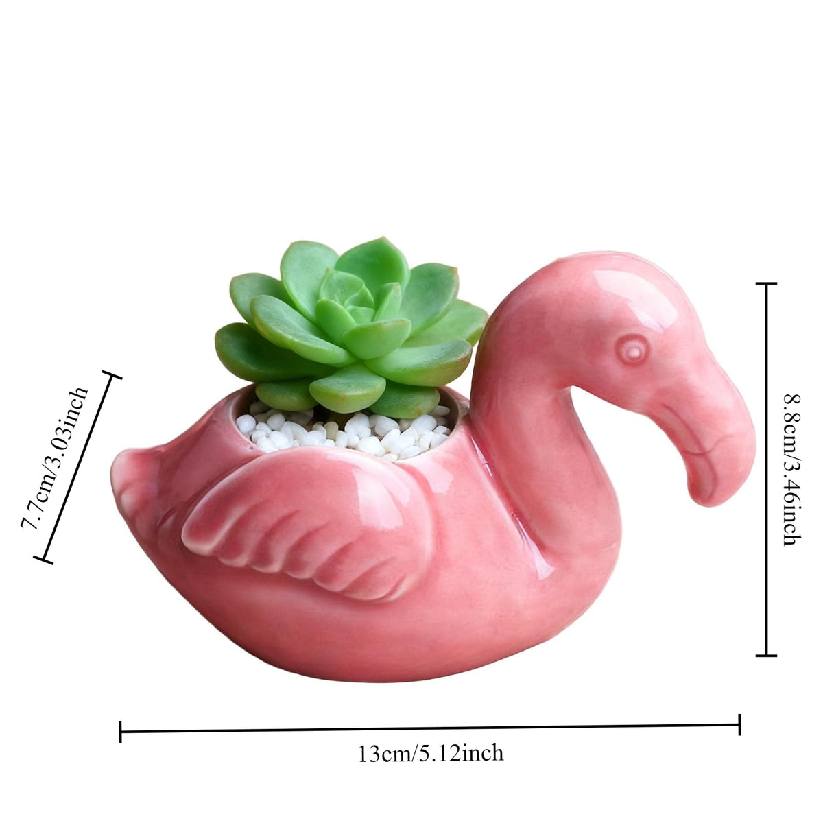 Youfui flamingo planter desk decor elevates home or office spaces
