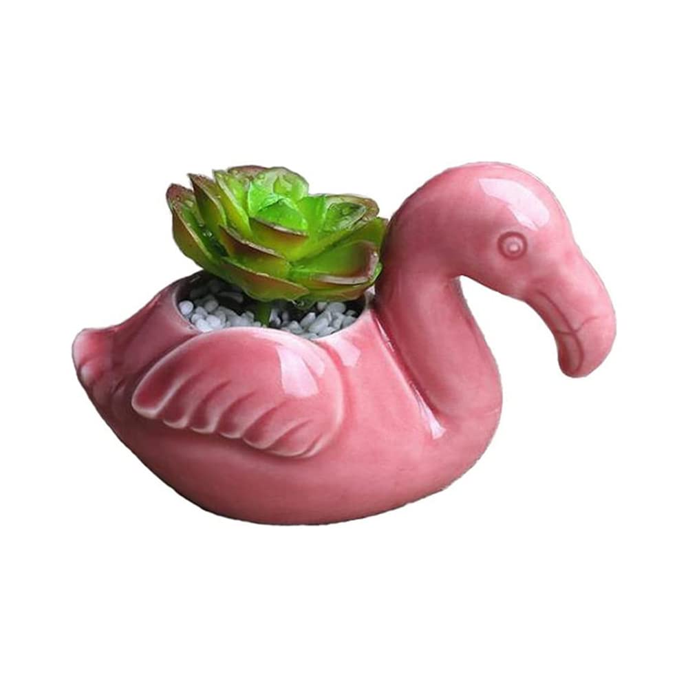 Youfui flamingo planter indoor outdoor display fits versatile setups