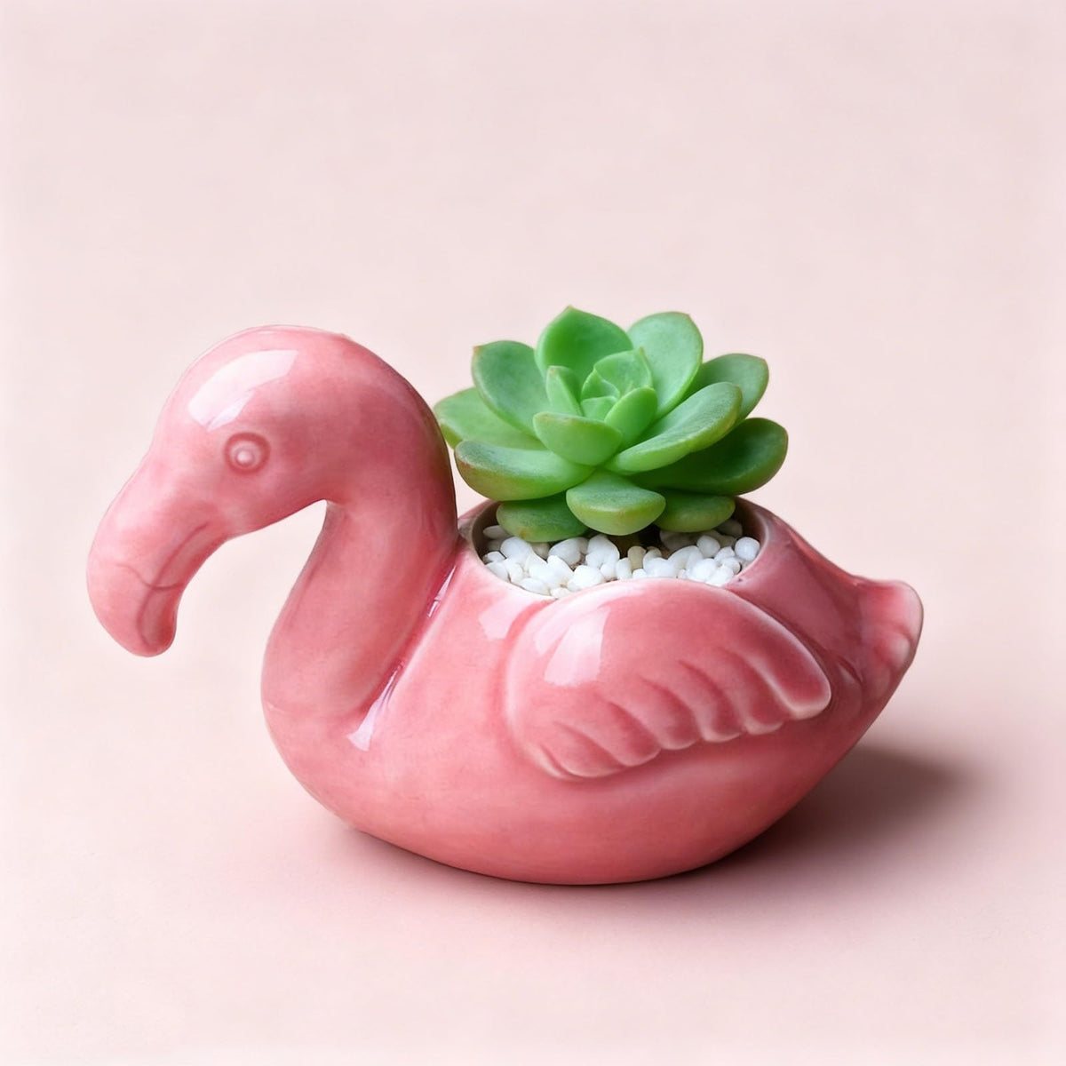 Youfui flamingo planter premium ceramic construction for lasting elegance