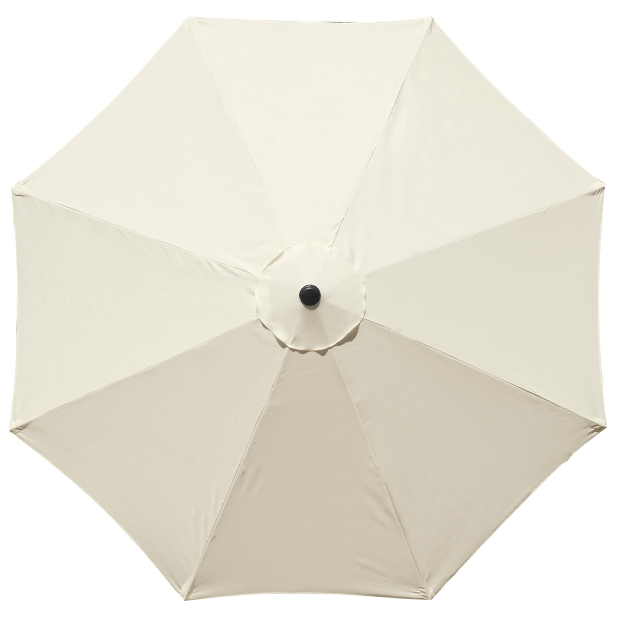 YOUGE OUTDOOR 10ft beige canopy for 8-rib umbrella offers precise fit and shade.