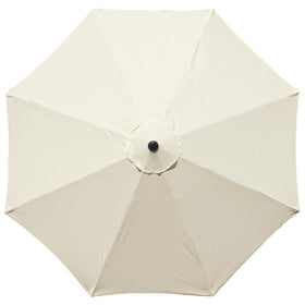 YOUGE OUTDOOR 10ft beige canopy for 8-rib umbrella offers precise fit and shade.