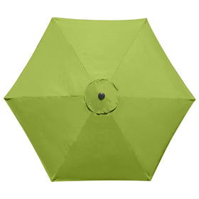 YOUGE OUTDOOR 9ft canopy for sage green 6-rib umbrellas offers universal fit and UV protection.