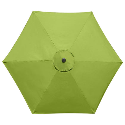 YOUGE OUTDOOR 9ft canopy for sage green 6-rib umbrellas offers universal fit and UV protection.