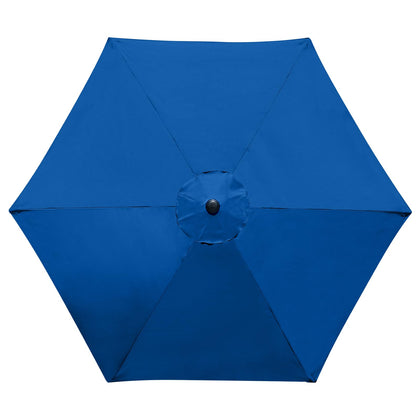 YOUGE OUTDOOR royal blue canopy adds vibrant shade to your patio umbrella.