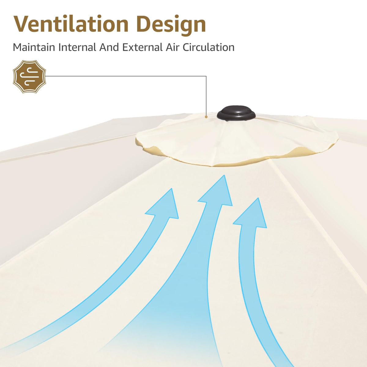 YOUGE OUTDOOR air vent design improves airflow and comfort outdoors.