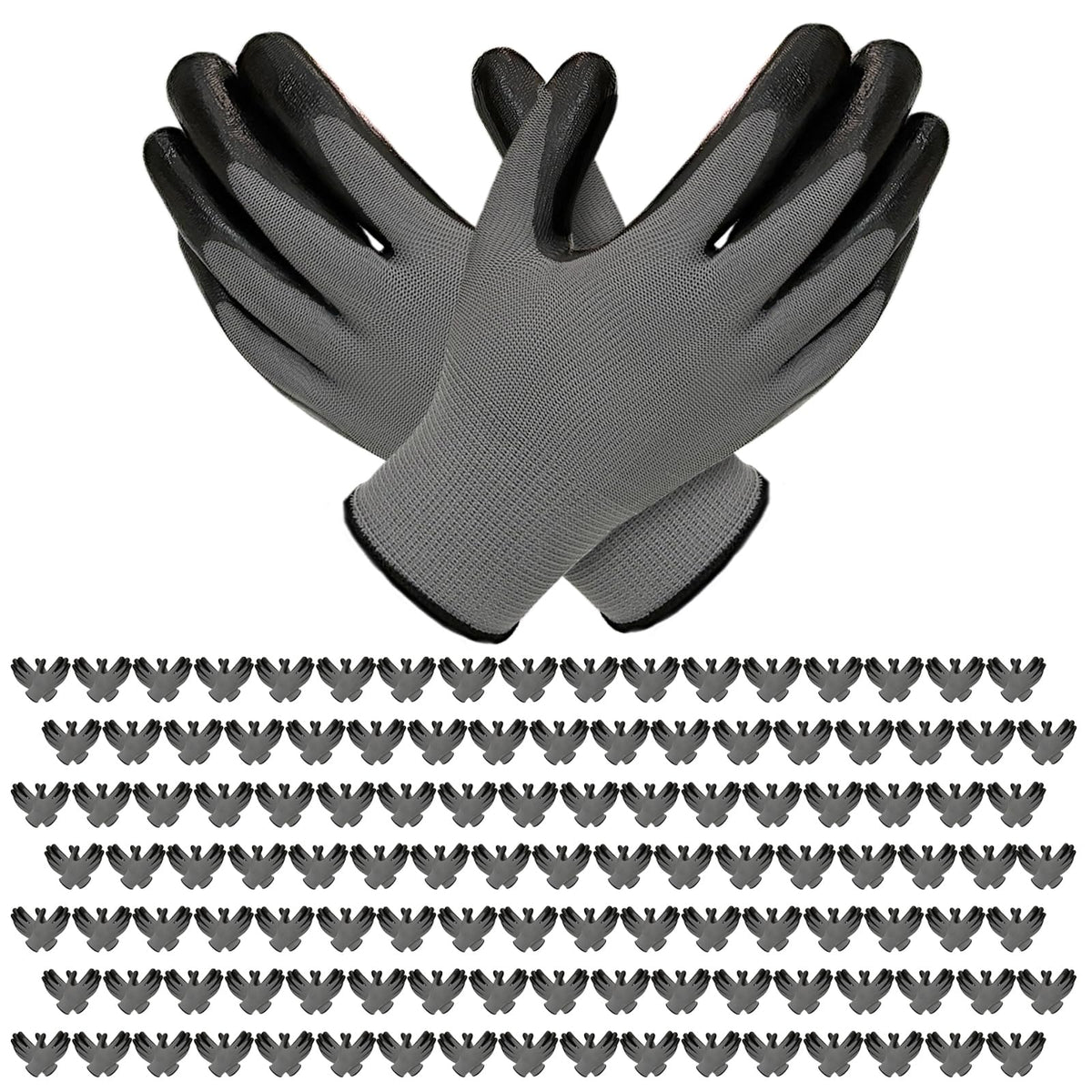 YOUKE OLA 120-pair garden gloves pack for bulk gardening tasks.