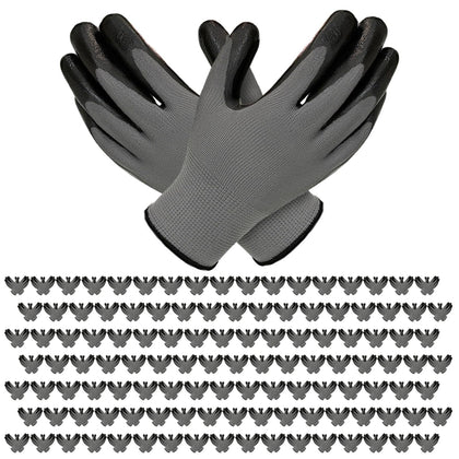 YOUKE OLA 120-pair garden gloves pack for bulk gardening tasks.