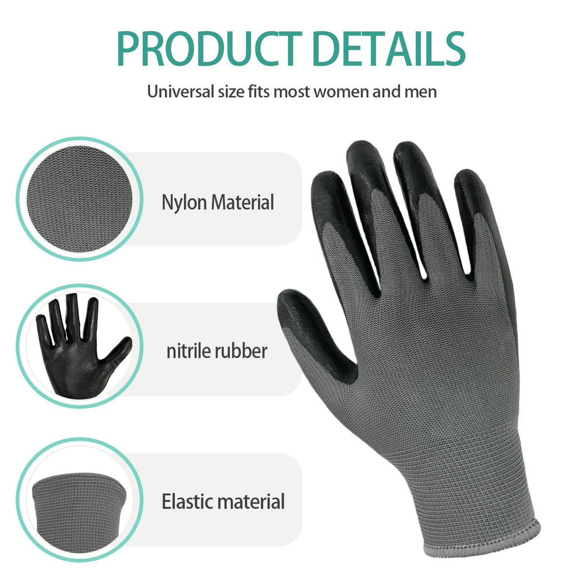 YOUKE OLA gloves feature a snug fit with elastic cuffs for comfort