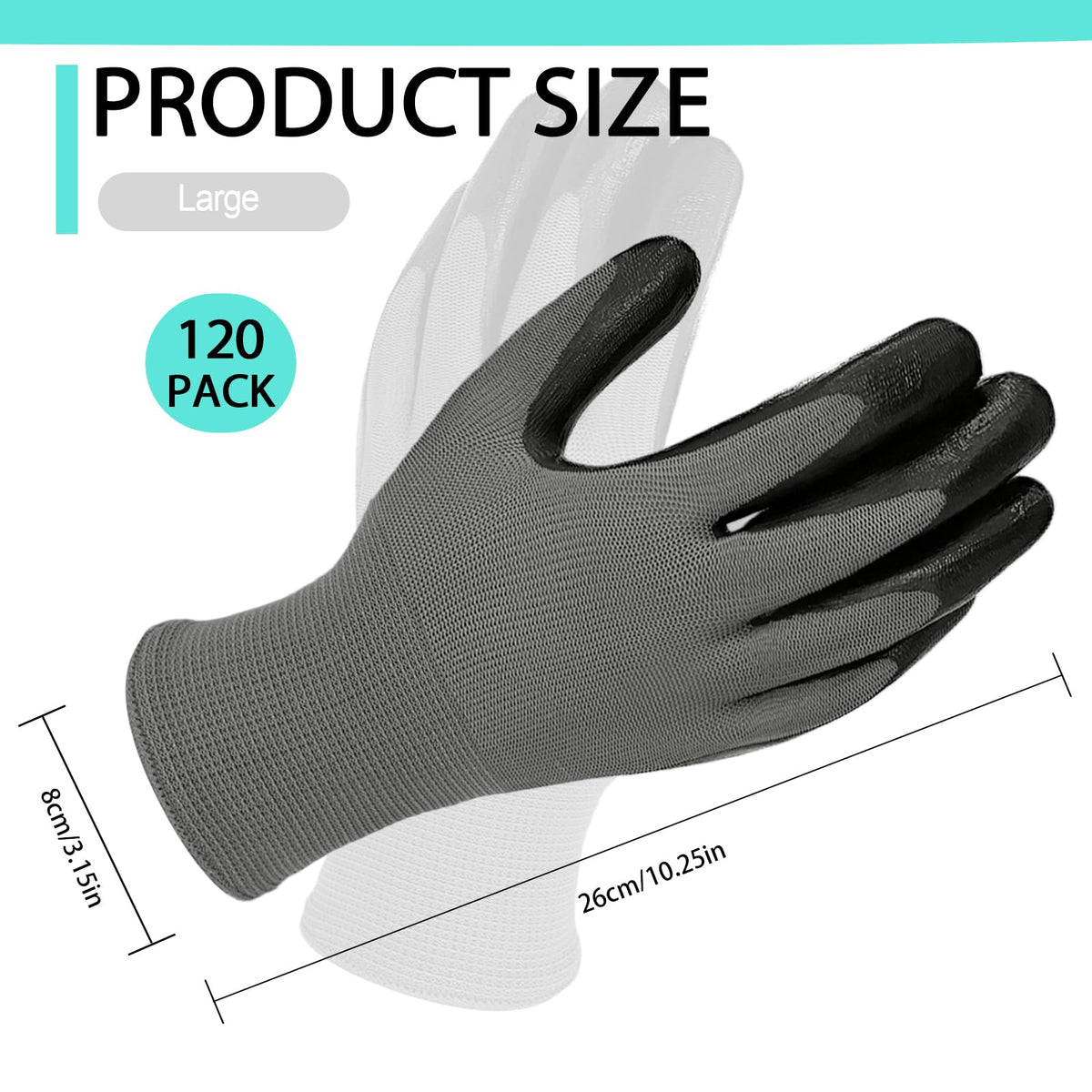 YOUKE OLA garden gloves provide grip in dry and wet conditions for precise handling