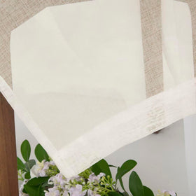 Youleyar linen-look curtains add subtle texture and ambience.
