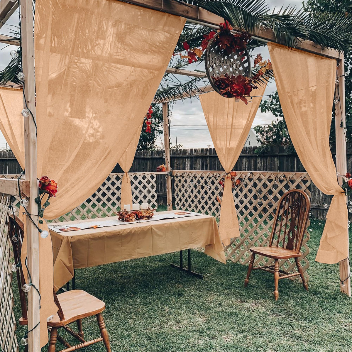 youleyar linen-look fabric provides airy texture while maintaining privacy