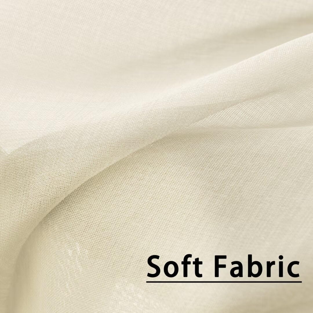 Youleyar ivory curtains for versatile porch and cabana styling.