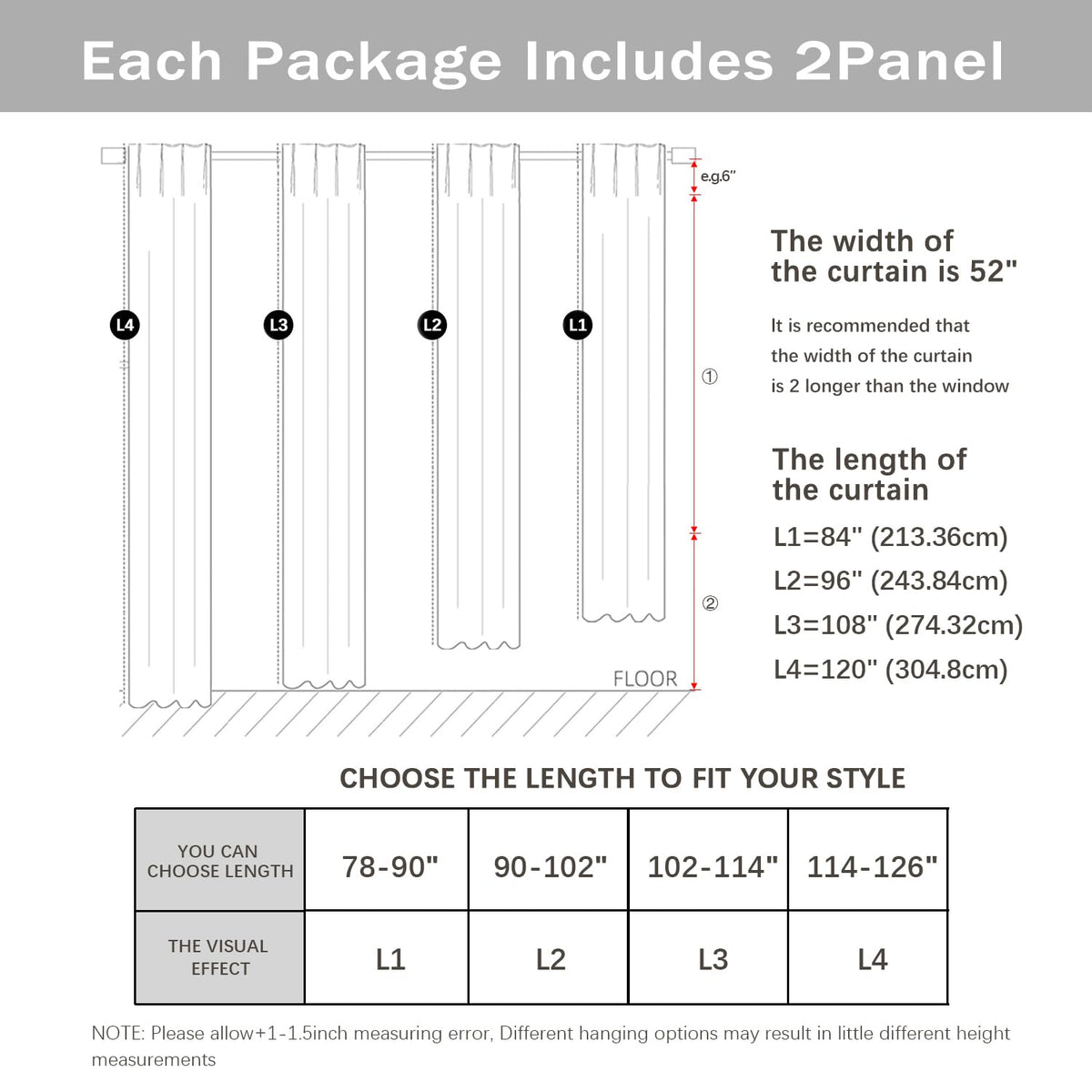 youleyar packaged two panels ready for instant styling