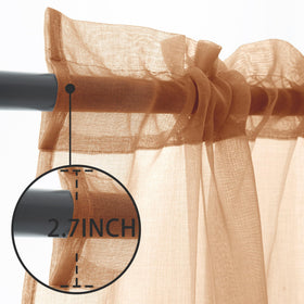 youleyar rod-pocket design installs easily for quick setup