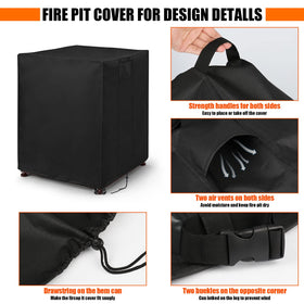 Youlvy 600D Oxford fabric with silver interior provides durable waterproof protection.
