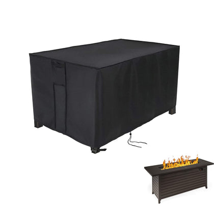Youlvy rectangular fire pit cover with precise 57x22x25 fit for protection.