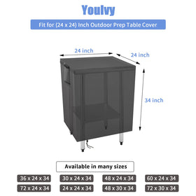 Youlvy windproof cover with drawstring and locks shields table during gusty days