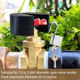 Young Dance dust-proof lock cover keeps faucets clean and functioning.