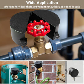 Young Dance gas valve lock versatility supports safe maintenance and controlled access.