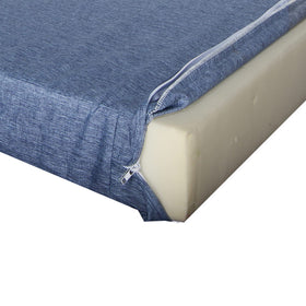 Youngseahome denim blue fabric texture close-up showing durability.