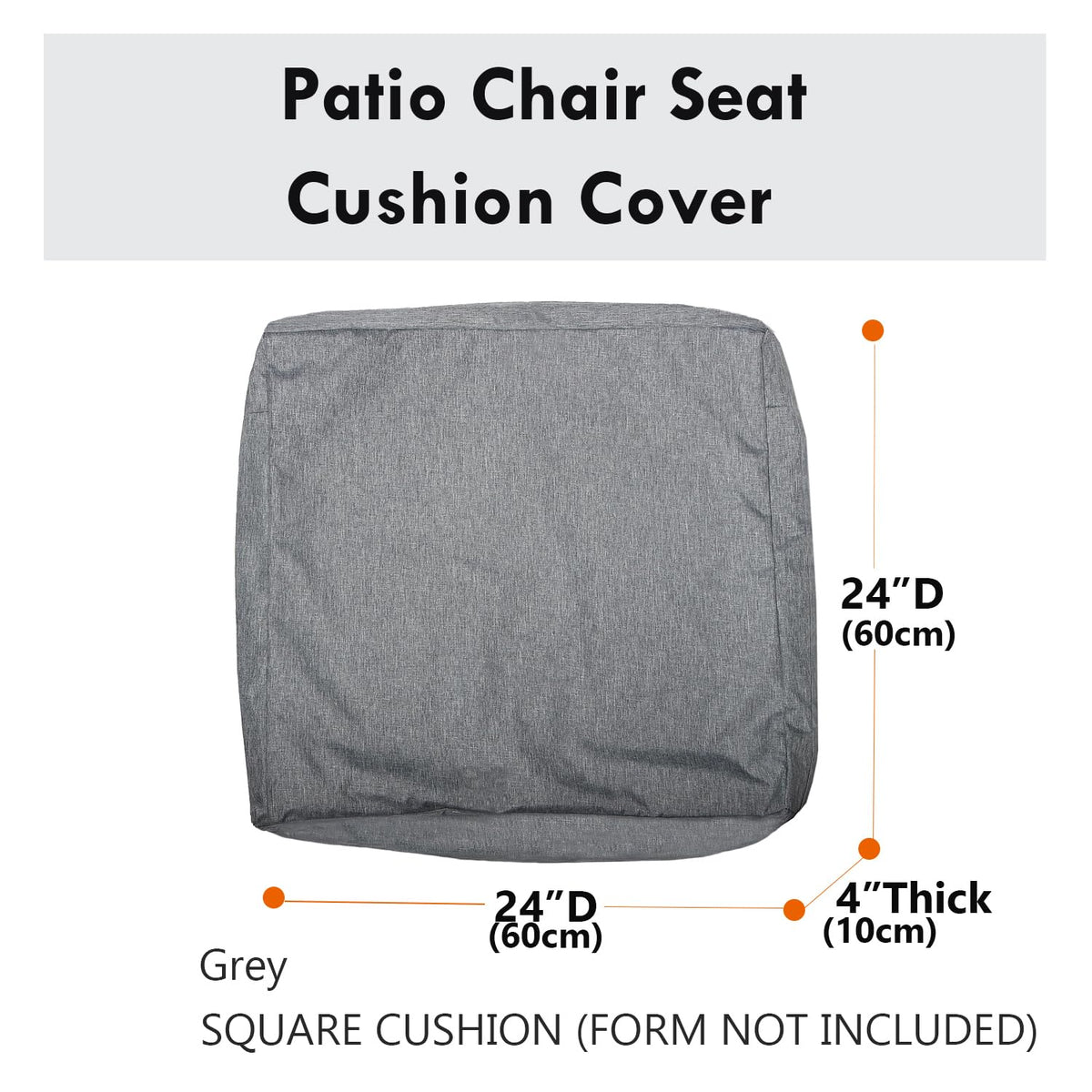 Youngseahome full-length zipper enables easy cushion stuffing