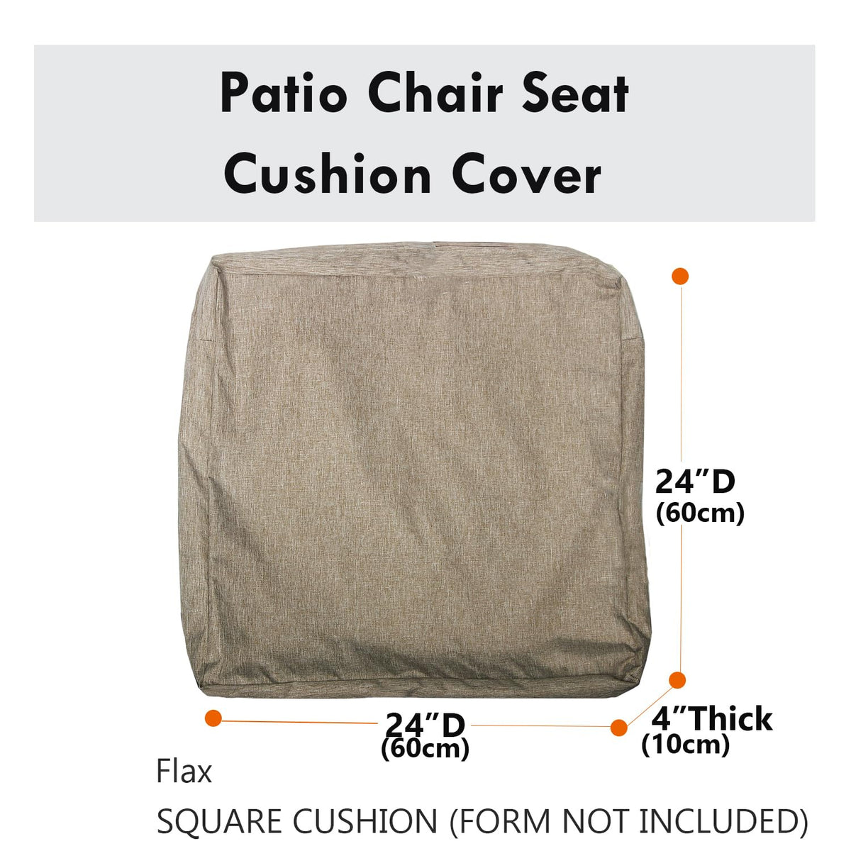 Youngseahome four-pack slipcovers refresh multiple outdoor chairs or benches.