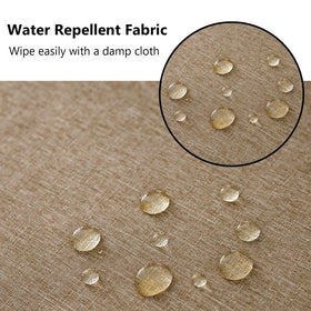 Youngseahome stain-repellent finish helps keep flax cushions cleaner longer.