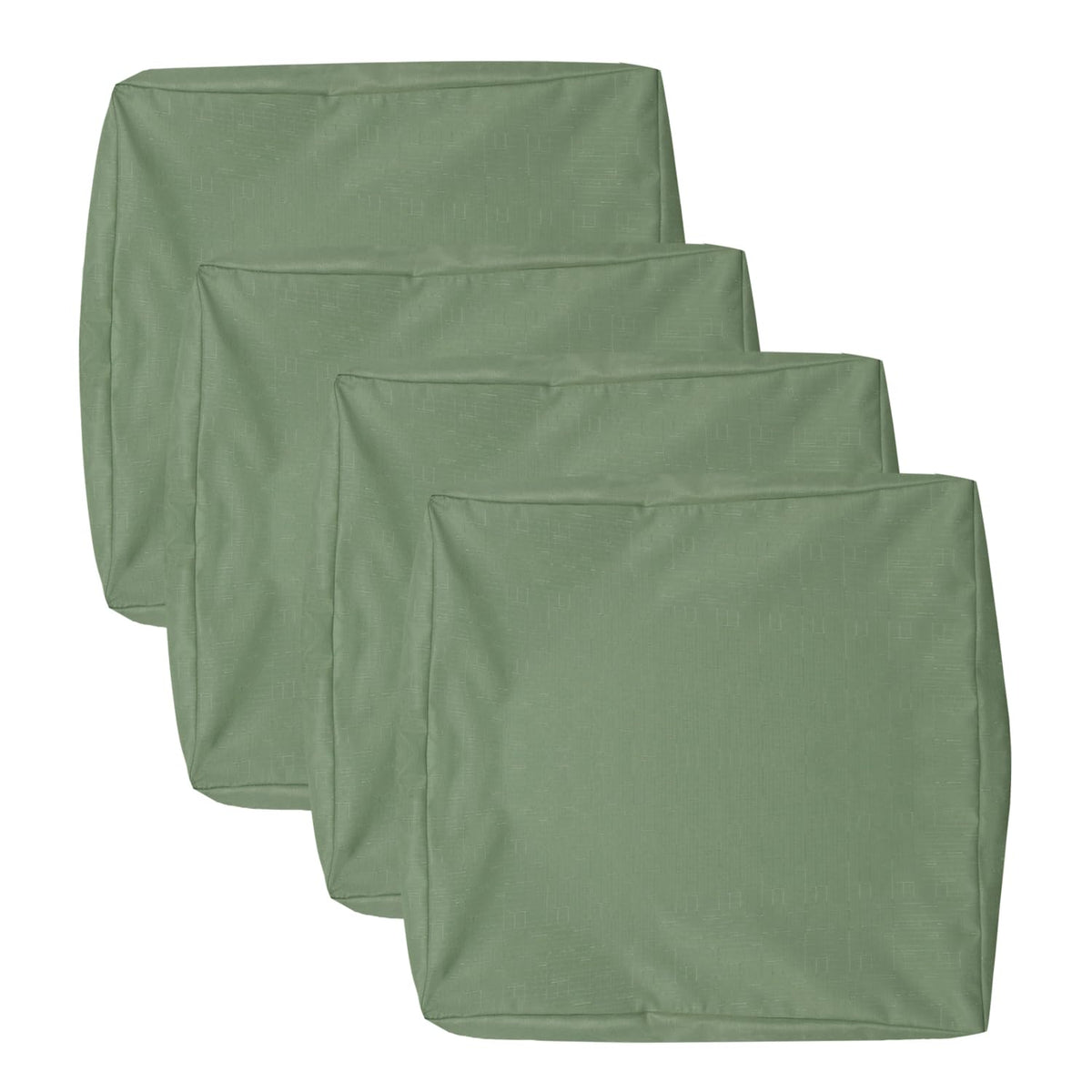 Youngseahome patio cushion covers in sage green protect outdoor cushions from rain and stains.
