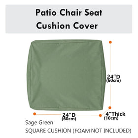Youngseahome cushion cover with full-length zipper simplifies removal and replacement.