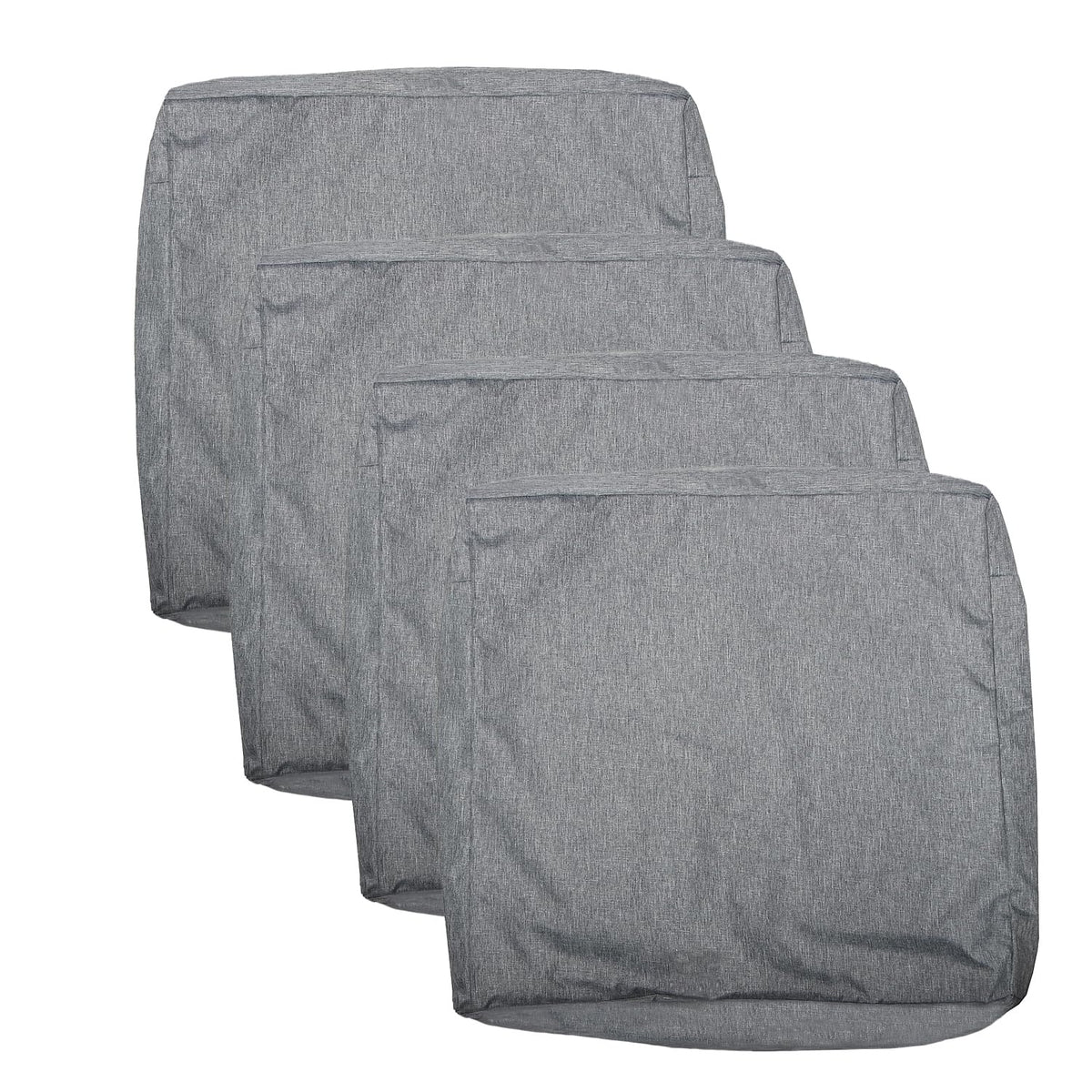 Youngseahome gray patio cushion covers for outdoor chairs
