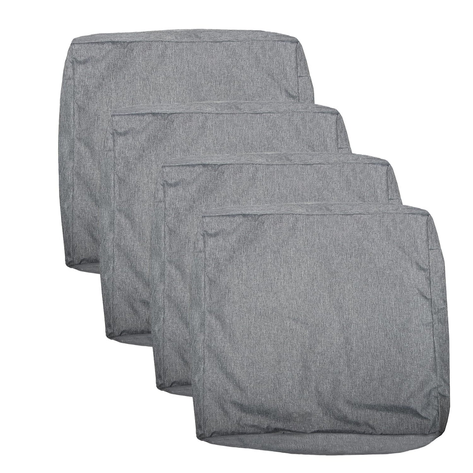 Youngseahome gray patio cushion covers for outdoor chairs