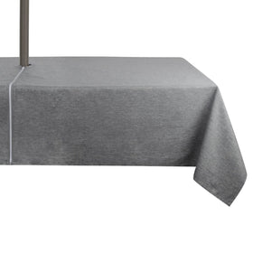Youngseahome umbrella hole and zipper design on tablecloth