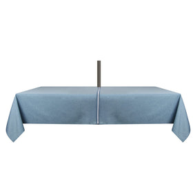 Youngseahome zippered umbrella tablecloth enables quick setup and secure fit