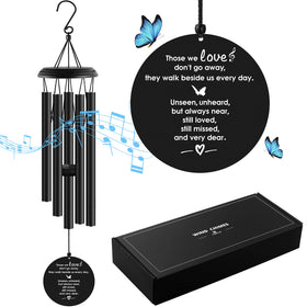 YOUNTASY wind chimes feature a sturdy S-shaped hook